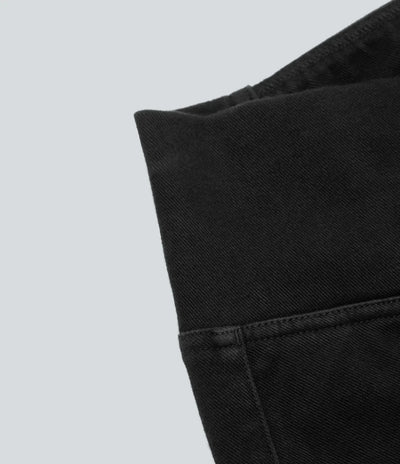 SF Flex™ High Waisted Crossover Pocket Washed Casual Jeans