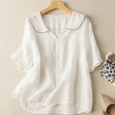 Aria | Linen Blouse