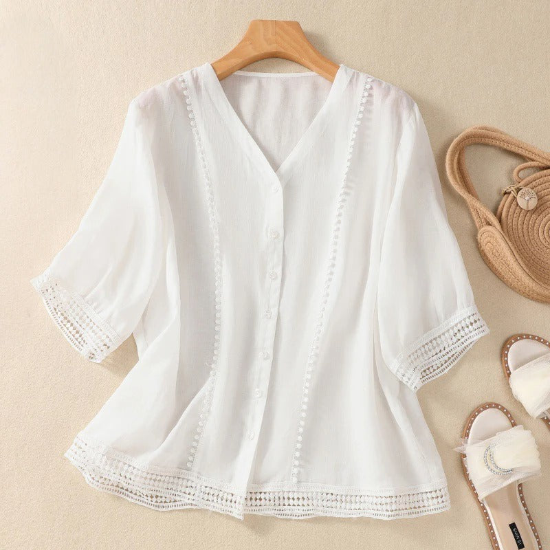 Ivy | Linen Blouse