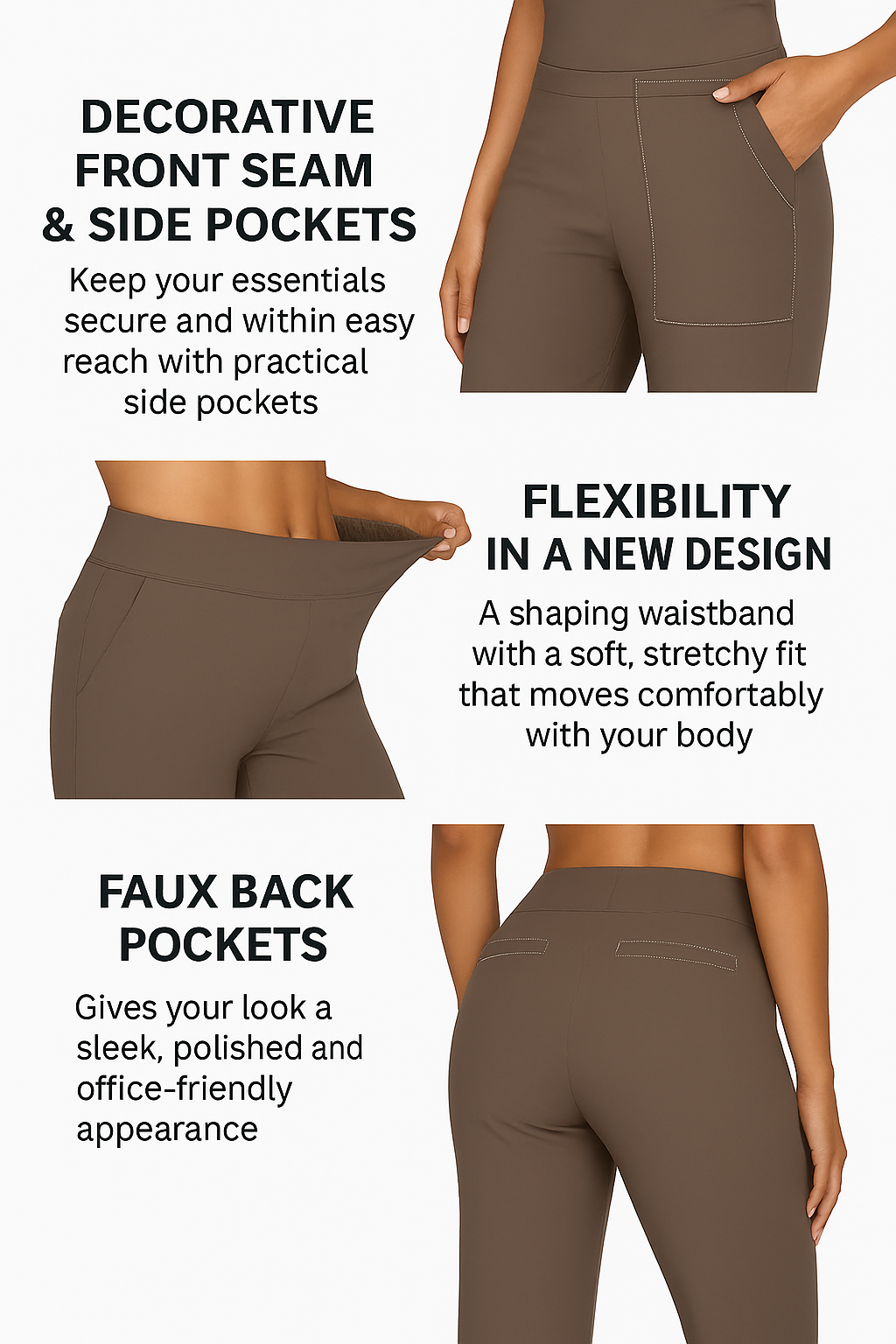 Anna - Comfortable Stretch Trousers