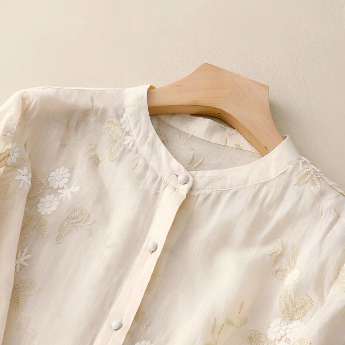 Embroidered Cotton Top