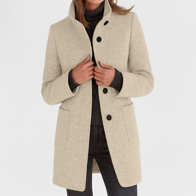 Victoria | Ladies Coat with High Collar