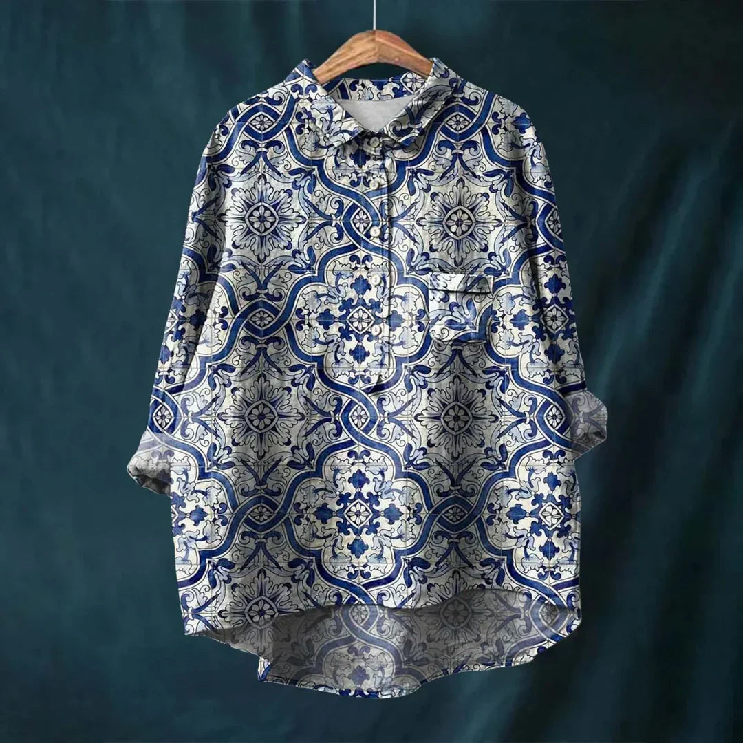 Jayde| Elegant Women's Floral Shirt