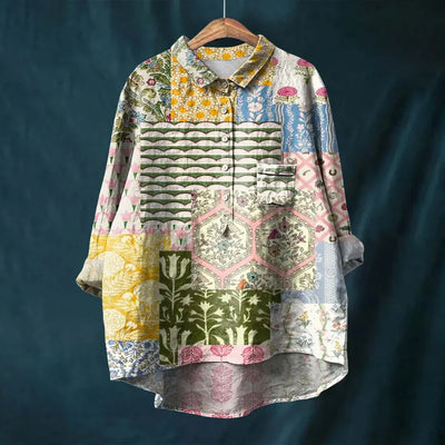 Jayde| Elegant Women's Floral Shirt