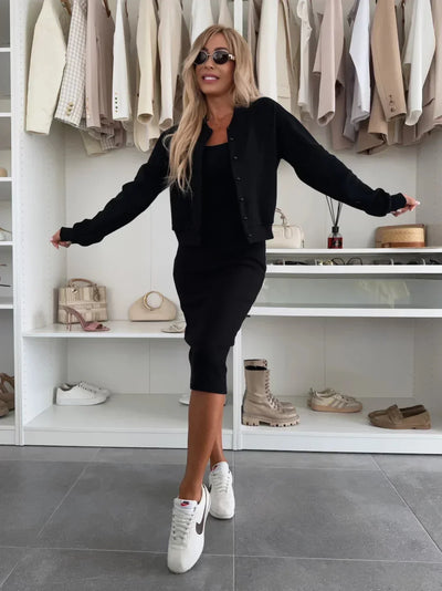 Manon | Comfortable Midi Dress & Jacket
