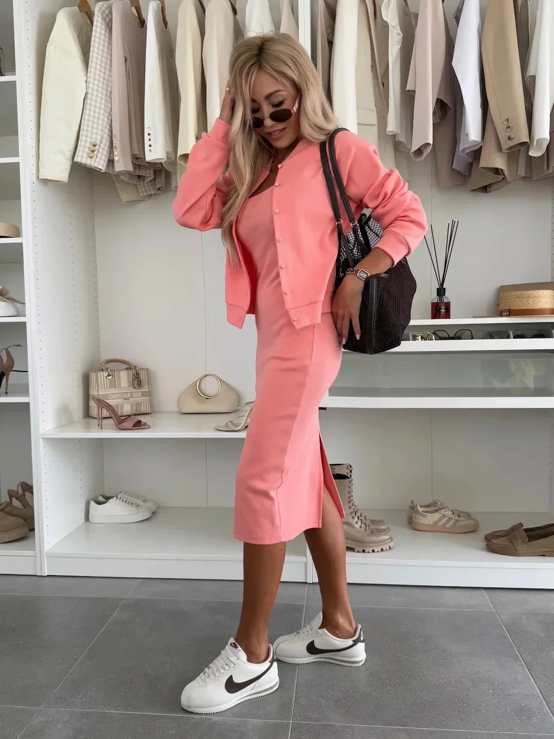 Manon | Comfortable Midi Dress & Jacket