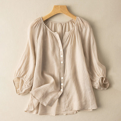 Alina | Linen Blouse