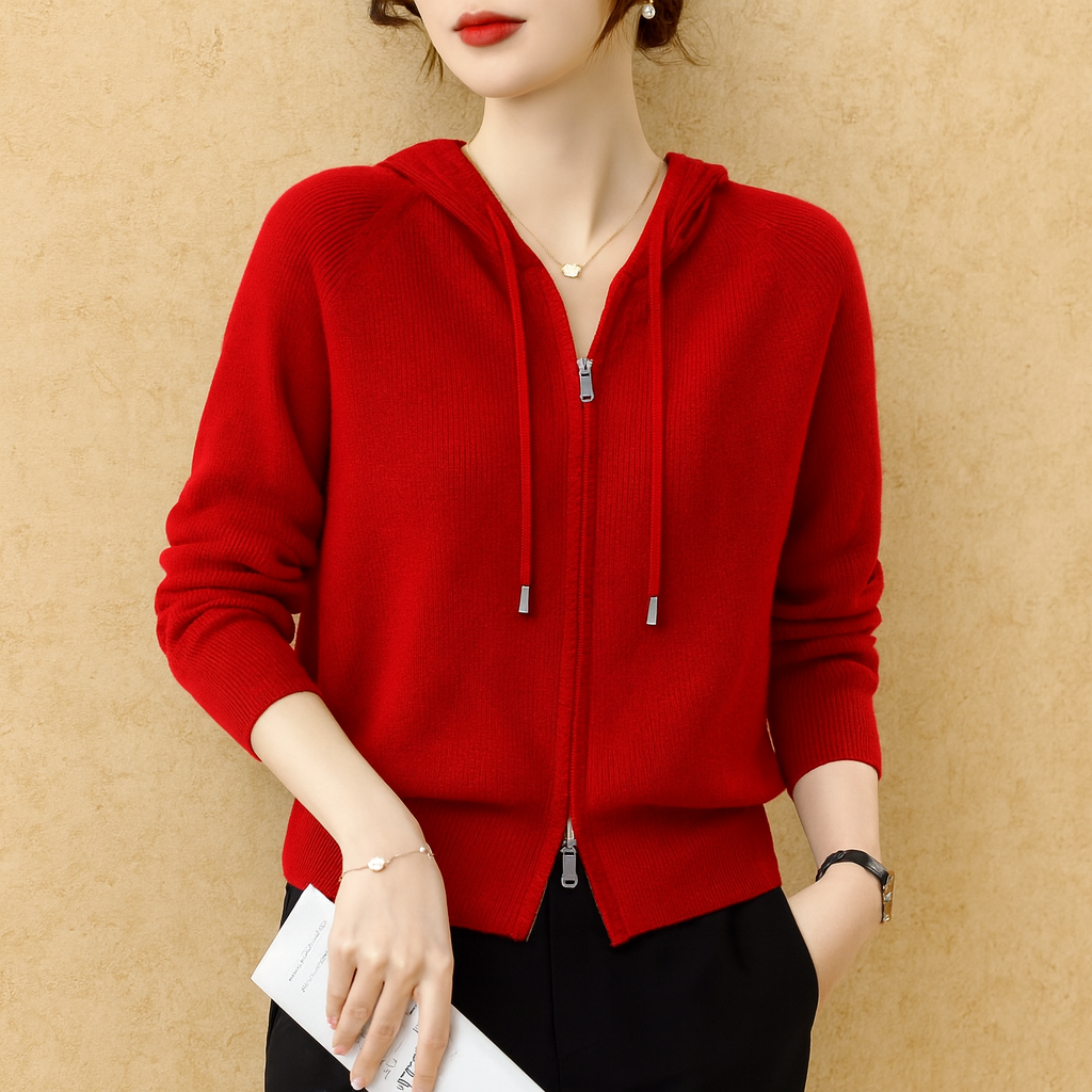 Vicki | Loft Knit Hoodie