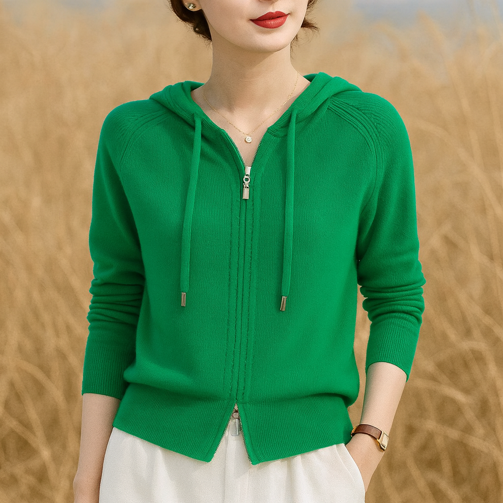 Vicki | Loft Knit Hoodie