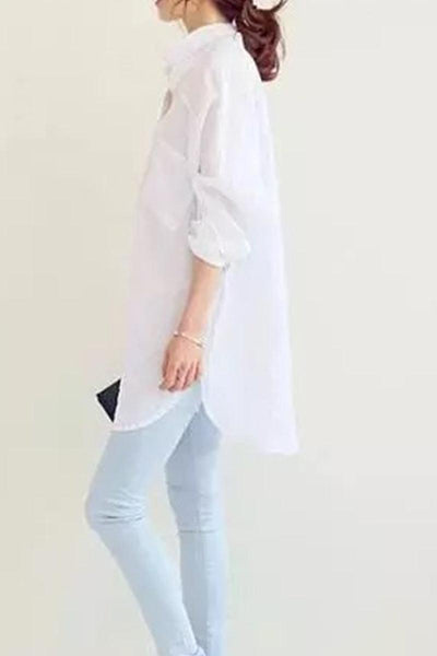 Evie | Oversized Linen Shirt