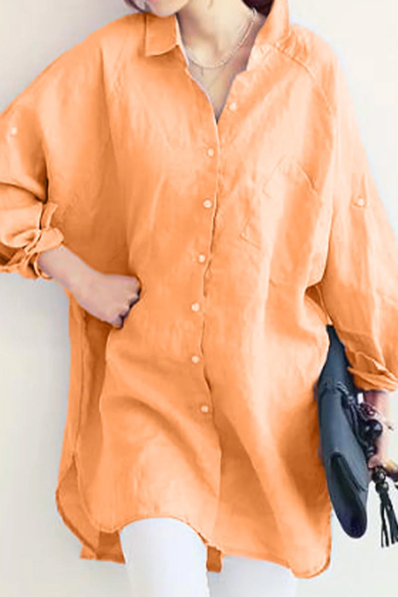 Evie | Oversized Linen Shirt