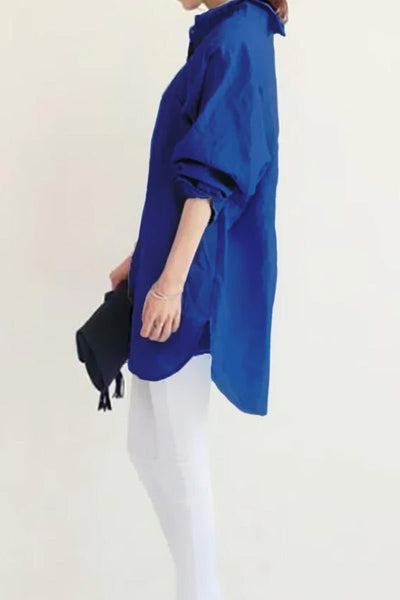 Evie | Oversized Linen Shirt