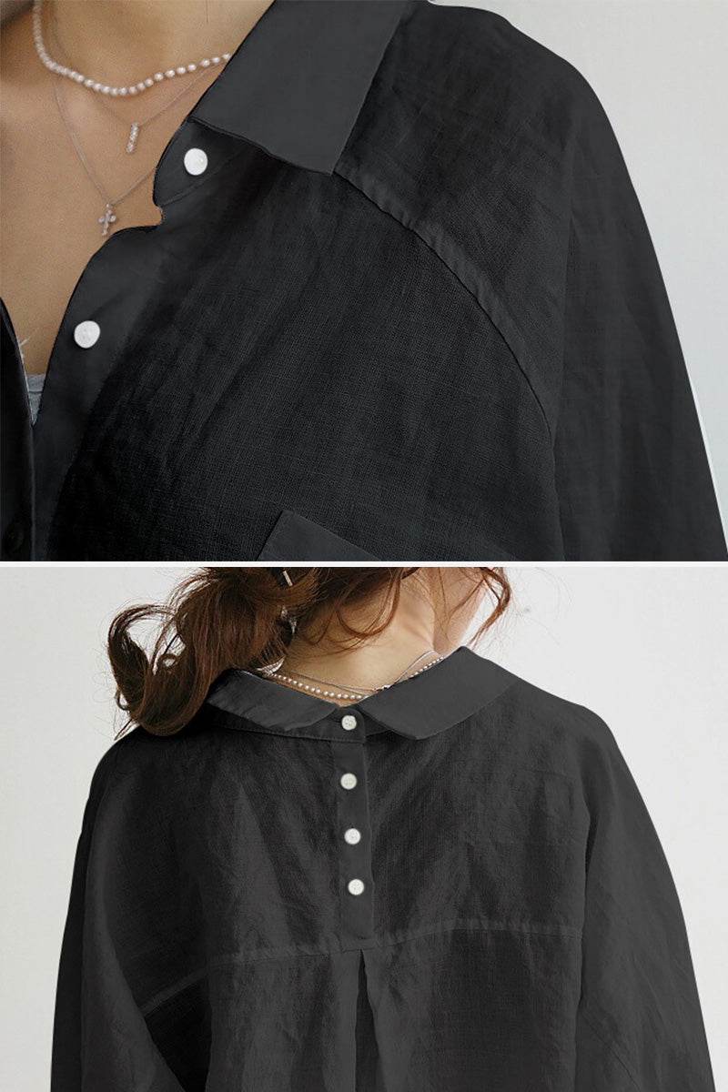 Evie | Oversized Linen Shirt