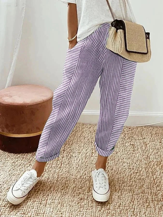 Lara – Striped Pants